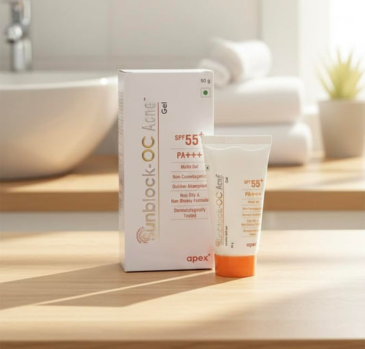 Sunblock OC Acne Matte Sunscreen Gel SPF 55+ PA+++